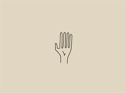 Hand earthy hand illustration minimal