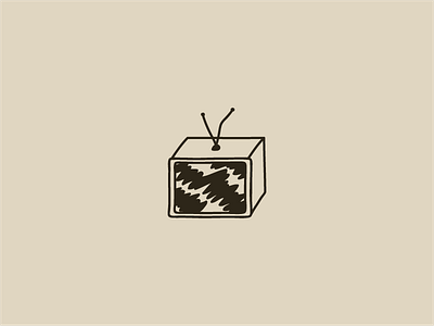 TV earth illustration minimal television tv