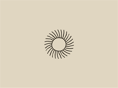 Sun earthy illustration minimal sun