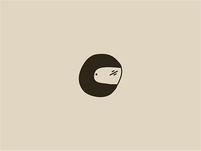 Moto earthy helmet illustration line minimal moto motorcycle