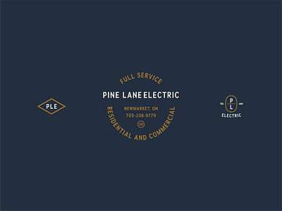 Pine Lane Electric Logo and Icons