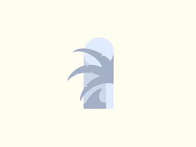 Badge 008 badge badgedesign beach illustration illustrator ocean palm palmtree sunshine