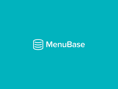 MenuBase Logo logo mark menubase minimal proxima nova soft type