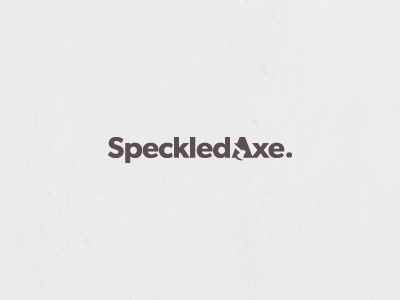 Speckled-Axe axe grey logo
