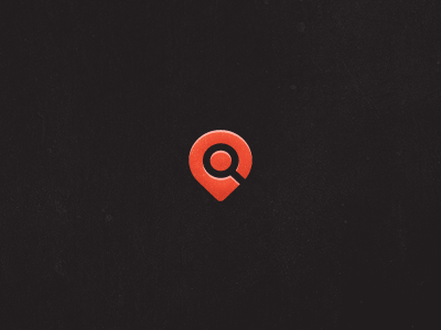 Location + Search local location logo mark