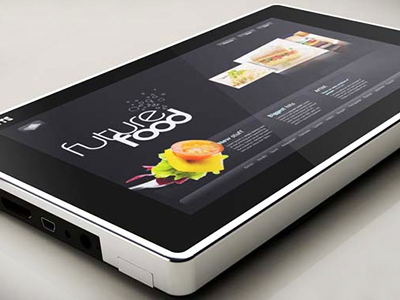 Food Catalogue - Tablet Menu Picker color food fun game music tablet ui