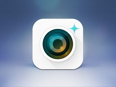 Camera Plus App Icon - iOS 7 5s app icon camera camera plus cameraplus flat focus ios7 iphone light lumy pixd