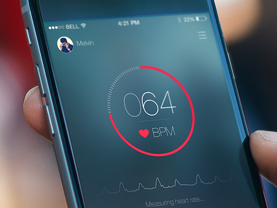 Health App blur bpm fitness food health heart rate icon ios8 line minimal sleep water