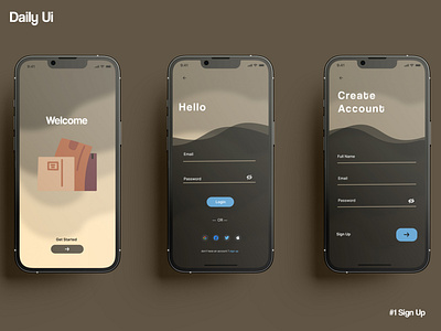 Sign Up - Daily Ui #001