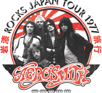 Aerosmith :: Rocks Japan Tour aerosmith merch tee shirt