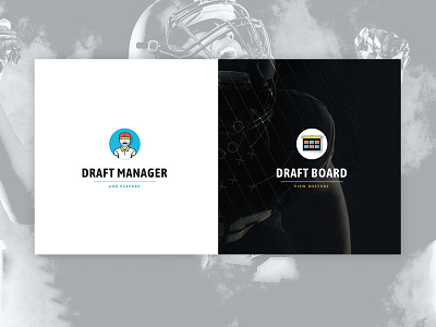 Fantasy Football Draft App: Landing Page fantasy football reactjs uidesign uiux web app web app design