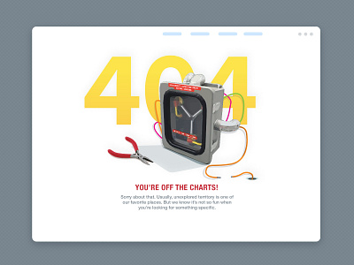 404 Page Design 404 fun simple ui web design yellow