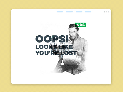 404 Page 404 retro steel web design web page