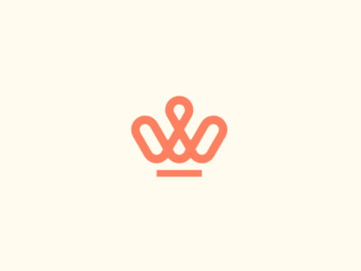 CROWN branding crown design flat icon identity lettering logo logotype typography vector
