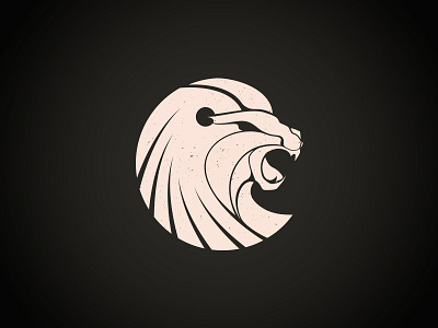 Lion Logo Concept animal circular concept fierce lion logo roar