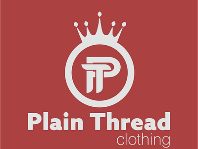 Plain Thread Clothing Logo branding clothing graphic design illustration logo vector