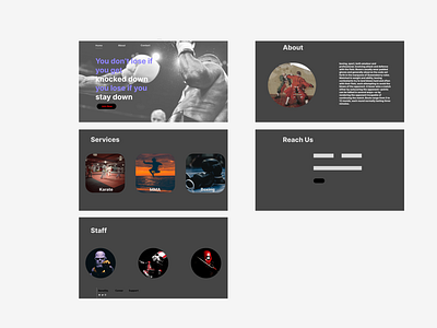 Boxing Website Template