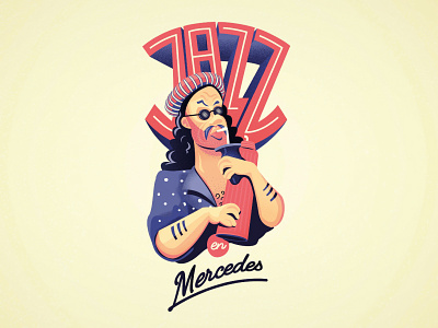 Jazz illustration jazz mate music uruguay