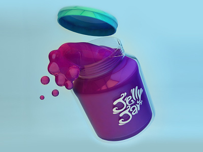 Jelly Jar 3d brazil cinema 4d english graphic design jelly kids purple santos são paulo