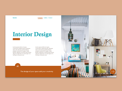 Interior design interior design ui uidesign ux uxdesign website