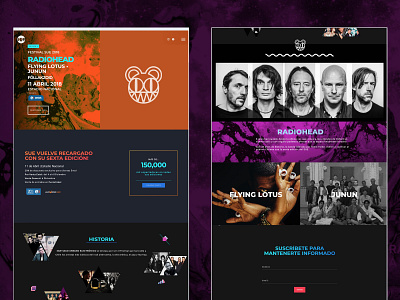 SUE Music Festival creative direction design logo mobile ui ux