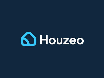 Houzeo app logo design brand design brand identity branding design flat design graphic design illustration logo