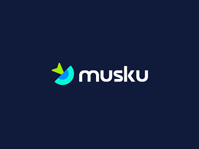 Musku app logo design brand design brand identity branding design flat design graphic design illustration logo