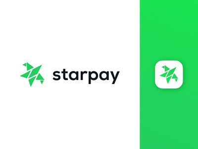 Starpay app logo design brand design brand identity branding design flat design graphic design illustration logo