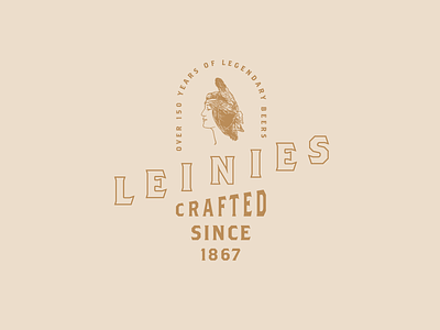 Over 150 Years of Legendary Beers beer brewery craft crafted graphic leinenkugels leinenkugels brewing company leinies lockup type typography