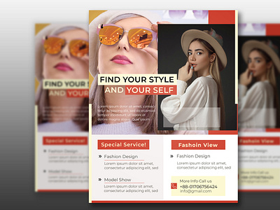 Fashion Flyer Design Template