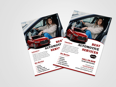 Automotive Services Flyer Design Template branding brochure business card design estate flyer design f flyer flyer design graphic design illustration logo