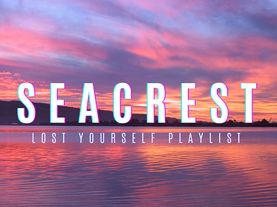 a simple music-themed thumbnail with a beautiful ocean image invitation