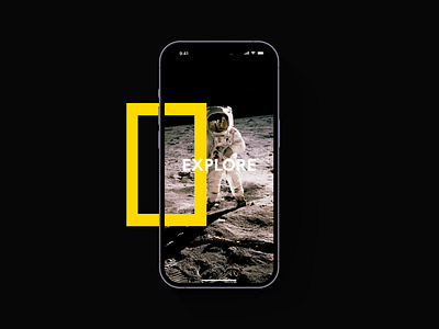 National Geographic - mobile app app brand identity branding corporate identity design graphic design illustration logo mobile mobile app national geographic product design travel ui ux vector