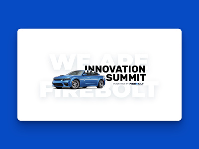 Innovation Summit '20 automotive covid19 dodge fiat firebolt