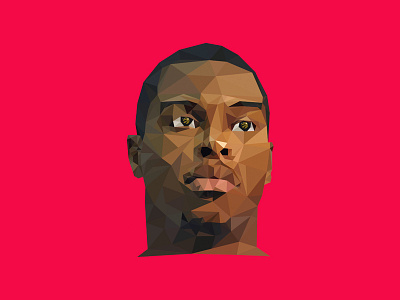 Kyle Lowry - Polygon basketball kyle kyle lowry lowry nba polygon raptors red sports toronto raptors