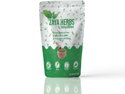 Herbs Pouch Label Design / Product label design