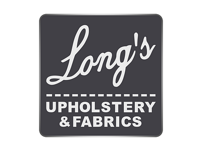 Longs Upholstery design logo