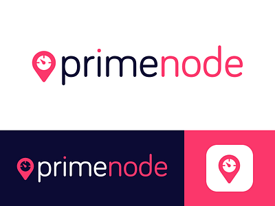 Prime Node brand crypto logo refinished ui ux