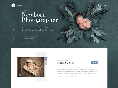Baby Photographer Website photographer photography webdesign website