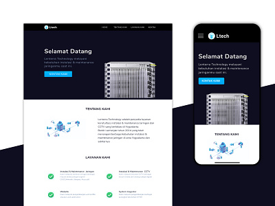 Lenterra Technology Landing Page