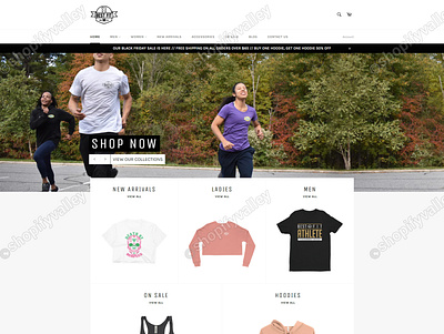 Grow Your Business with a Health and Fitness Shopify Website branding shopify store design website design website developing