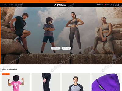 Best Fitness apparel Shopify Stores branding dumbbell fitness website fitness apparel stores gym clothing websites health and beauty shopify stores shopify health stores shopify store design