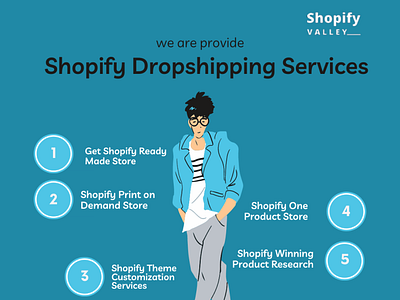 Shopify Dropshipping Service branding design logo shopify store design shopify store design service website design website developing