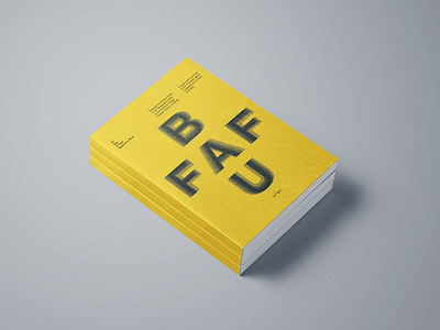 FF Bau Type Specimen Design book book design cover indesign type typography