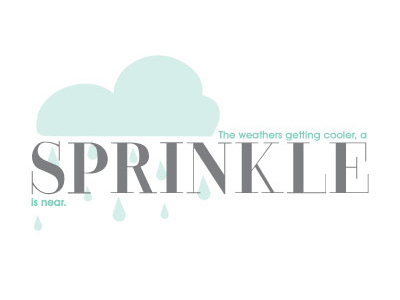 Sprinkle cloud illustration sprinkle type weather