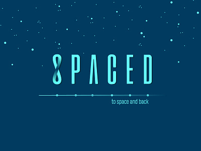 S P A C E D Logo challenge future illustrator logo ps space travel