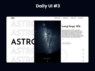 Daily UI #3 Landing page branding dailyui design figma graphic design heropage landingpage page ui ux web