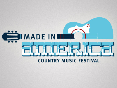 Made In America Country Music Festival branding logo