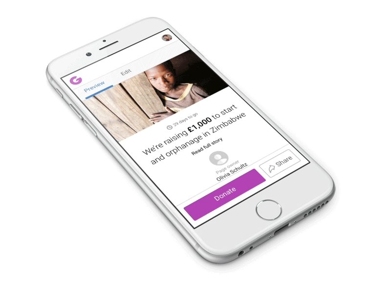 JustGiving Crowdfunding notification prototype aftereffects animation congratulations crowdfunding framer framerjs interface iphone justgiving sketch ui