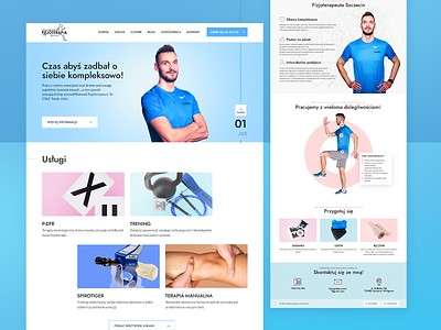👟 Physiotherapist website design pastel physiotherapist physiotherapy ui web